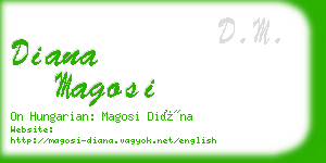 diana magosi business card